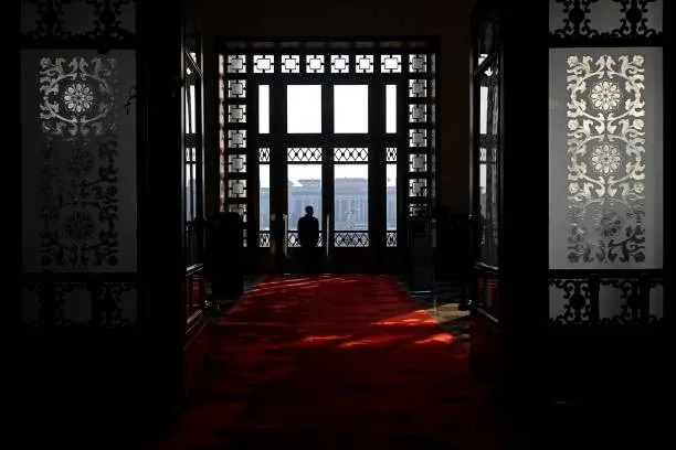 北京人民大會堂。（WANG ZHAO/AFP via Getty Images）