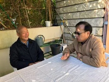 2018年10月万润南巴黎的家中