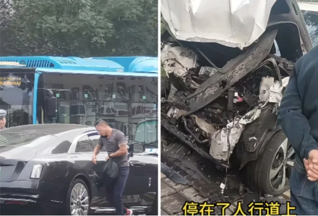 汽车博主,陈震,车祸,劳斯莱斯,闪灵,逆行,逆向行驶,车评人