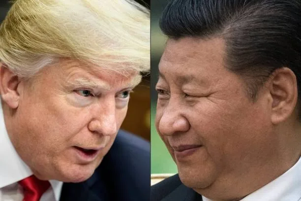 美國總統川普與中共領導人習近平。資料圖片。（BRENDAN SMIALOWSKIFRED DUFOUR/AFP via Getty Images）
