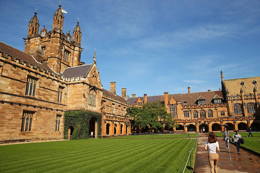 悉尼大学校园全景。 (Photo by Brendon Thorne/Getty Images)