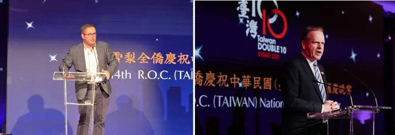 Willoughby 副市長 Clr. Angelo Rozos 以及Ryde市長 Trenton Brown致辭