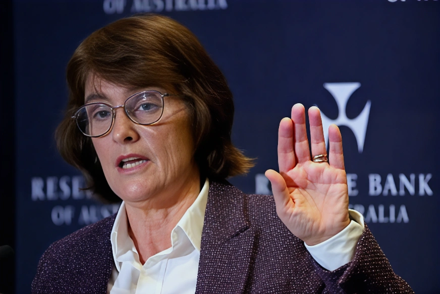 澳大利亞儲備銀行行長米歇爾·布洛克（Michele Bullock）。(Photo by DAVID GRAY / AFP) (Photo by DAVID GRAY/AFP via Getty Images)