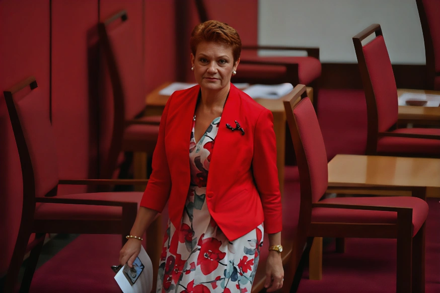 一国党领导人保琳·汉森（Pauline Hanson）。 (Photo by Sam Mooy/Getty Images)