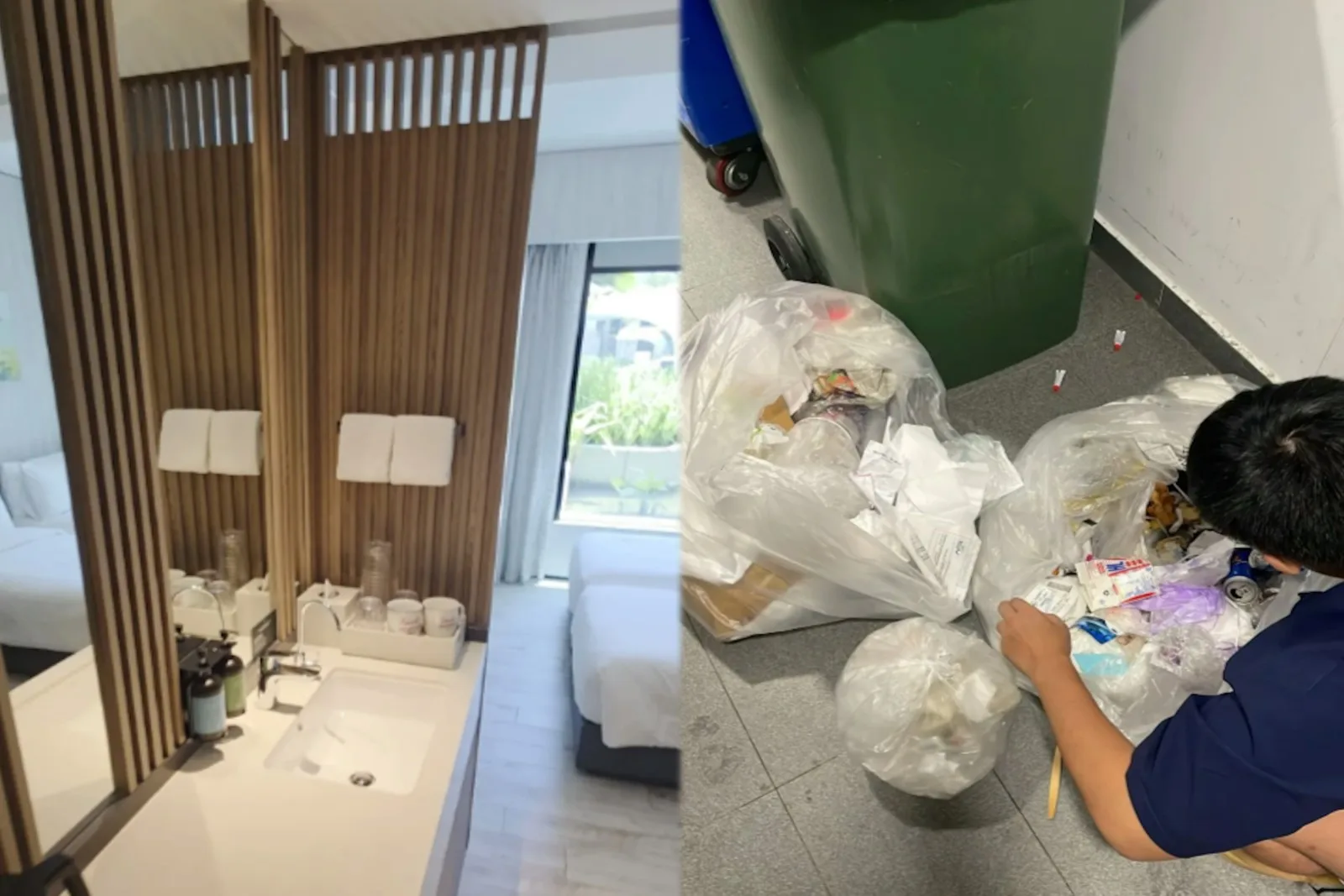 台灣一名張姓男子10月中入住悅樂聖淘沙酒店期間遭竊現金。（yang.house.tw@Threads）