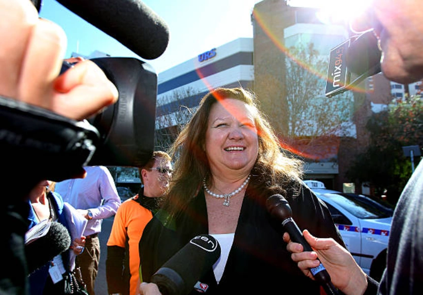 澳洲首富、考克勘探公司（Hancock Prospecting）執行主席吉娜·萊因哈特（ Gina Rinehart ）。(Photo by Paul Kane/Getty Images)