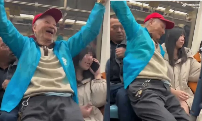 上海,老翁,地铁,女乘客,猥琐,骚扰,让座
