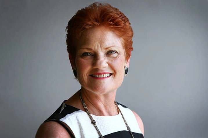 一国党领袖宝琳·汉森（Pauline Hanson）。 (Photo by Lisa Maree Williams/Getty Images)