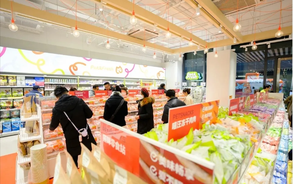 盒馬鮮生創始人侯毅創辦開業的寵物項目「派特鮮生」。（網路圖片）