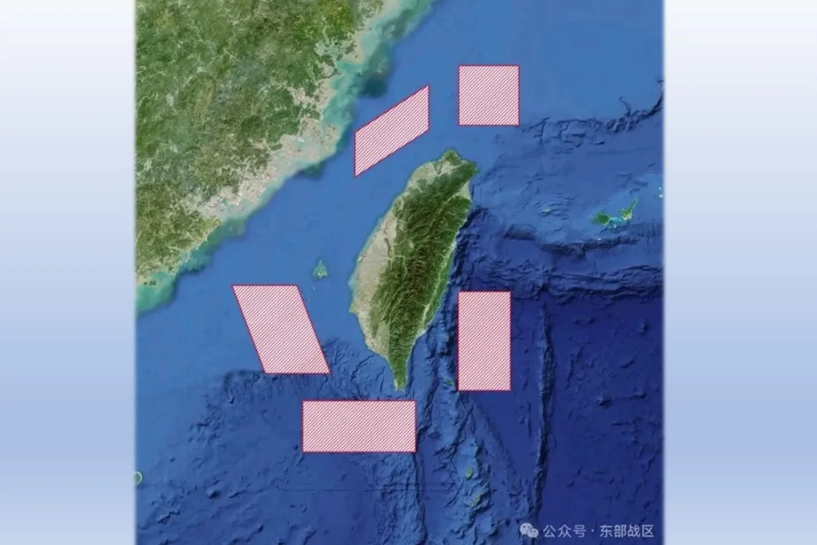 共軍宣布12月29日起環台軍演、30日實彈射擊。（東部戰區微信公眾號擷圖）