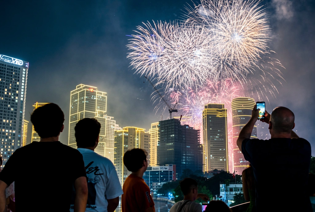 2026年新年慶祝活動中的煙花。(Photo by Jamillah STA. ROSA / AFP via Getty Images)