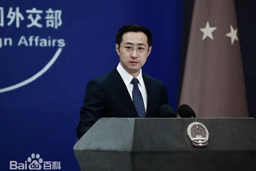 中共外交部发言人林剑。（百度百科）