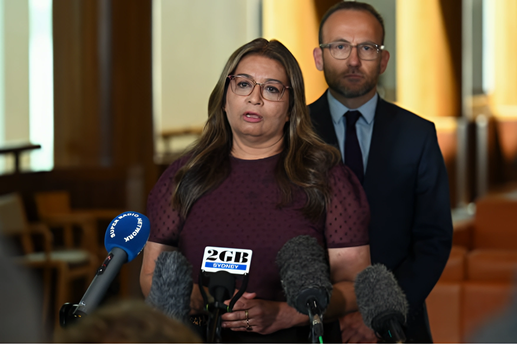 澳大利亚绿党参议员梅赫琳·法鲁奇（Mehreen Faruqi）。(Photo by Martin Ollman/Getty Images)