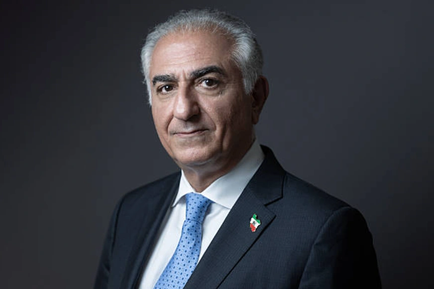 流亡美国的王储礼萨•巴列维（Reza Pahlavi）。(Photo by JACK GUEZ / AFP via Getty Images)
