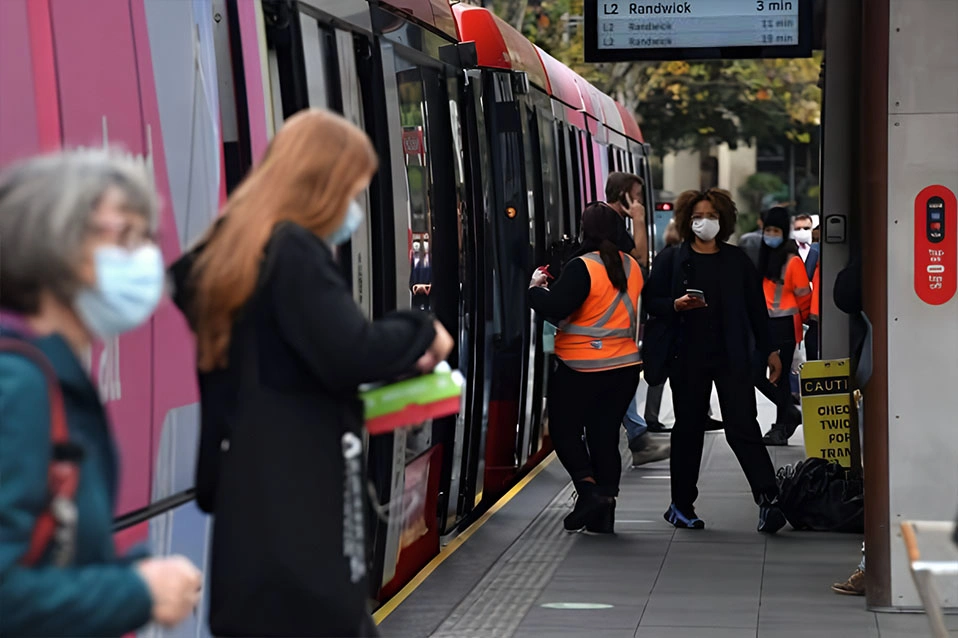 悉尼地鐵尖峰時段客流量將遠超過其他車站。悉尼地鐵站。 (Photo by Saeed KHAN / AFP) (Photo by SAEED KHAN/AFP via Getty Images)