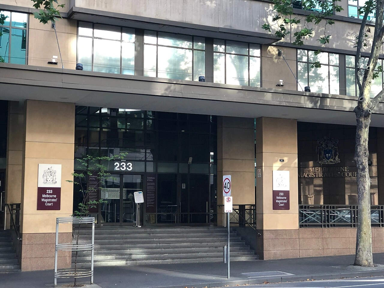澳州男子布朗（Joshua Dale Brown）被控性侵罪。将于4月21日再次出庭。图为墨尔本治安法院。（维基百科）