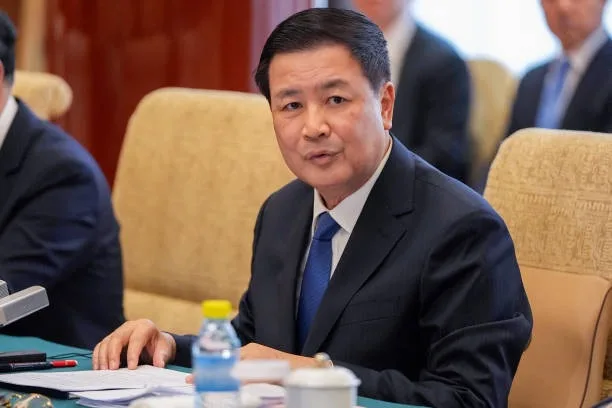 中共公安部部長王小洪。資料圖片。（MARK SCHIEFELBEIN/POOL/AFP via Getty Images）