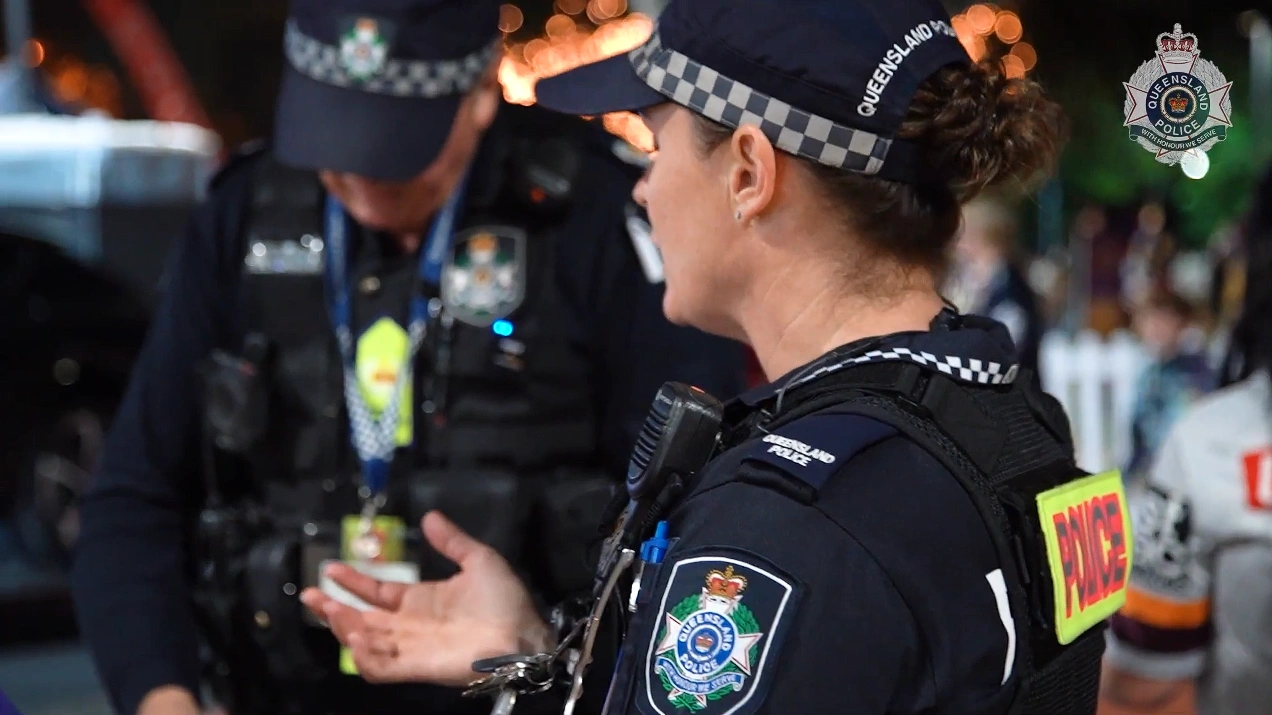 伊普斯威奇住宅惊现女尸。图为昆士兰警方。（截图取自YouTube/QueenslandPolice）