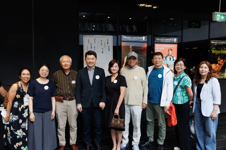 澳紐台灣協會於雪梨市中心的 Palace Central Cinema 舉辦紀錄片《尋找湯德章》放映活動，活動邀請到駐雪梨台北經濟文化辦事處吳正偉處長與江佳慧文教主任蒞臨出席。照片提供:Stephen Lin