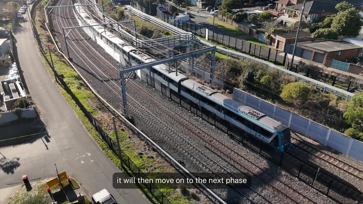 Bankstown地铁站全新交通枢纽现已启用。 (截图取自YouTube/Transport For NSW)