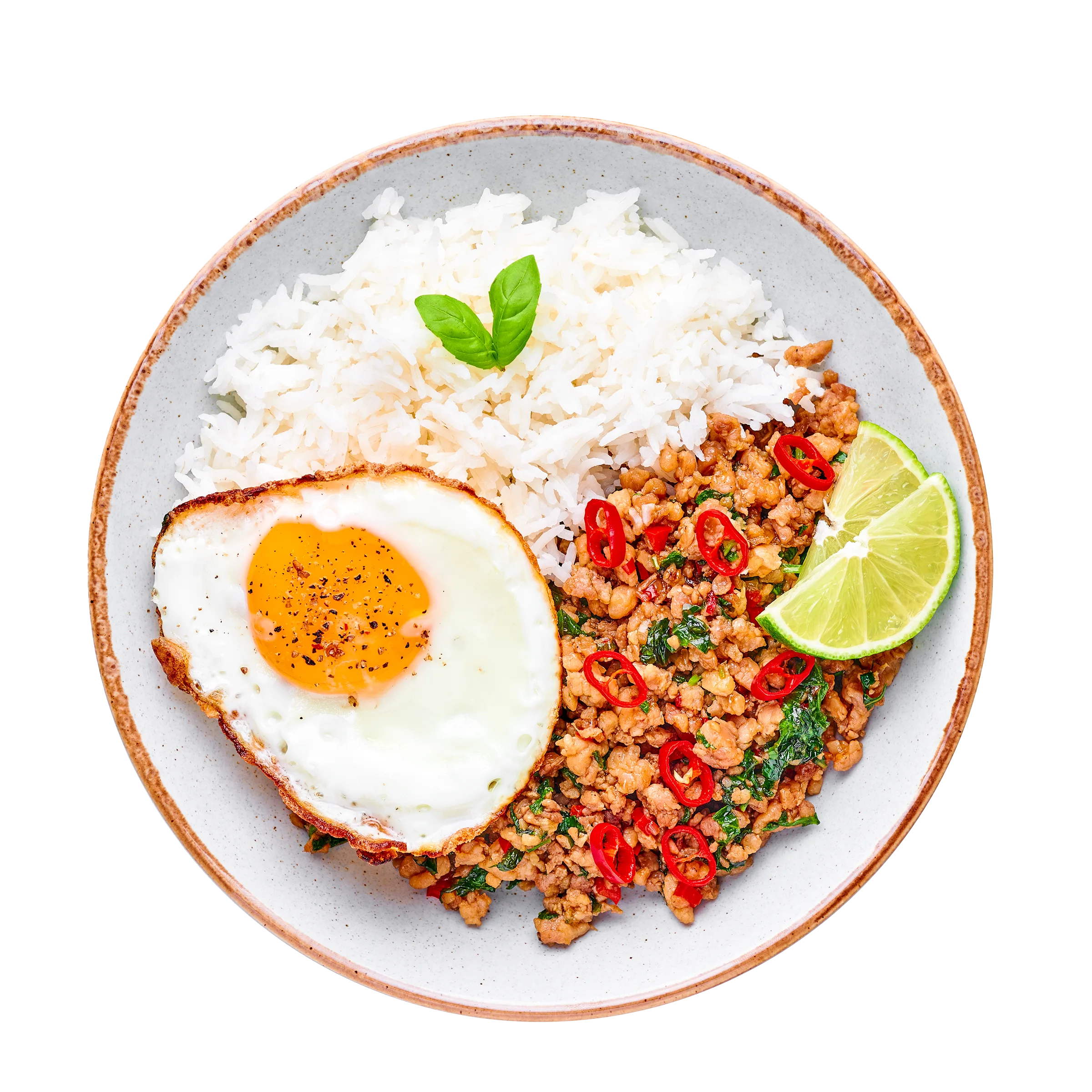 泰国打抛猪肉饭(图片来源：Adobe Stock）