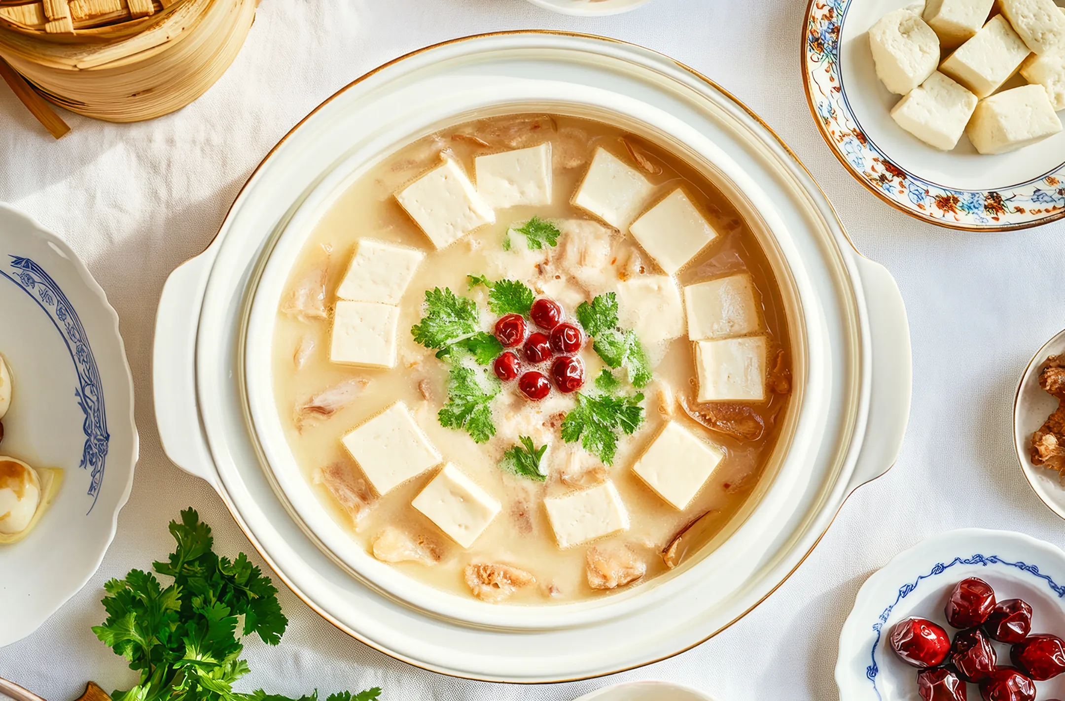 西施豆腐羹 (圖片來源：Adobe Stock）