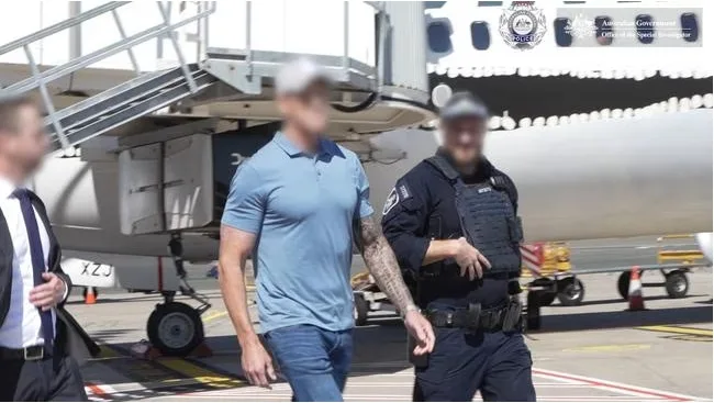 Roberts-Smith被捕（AFP）