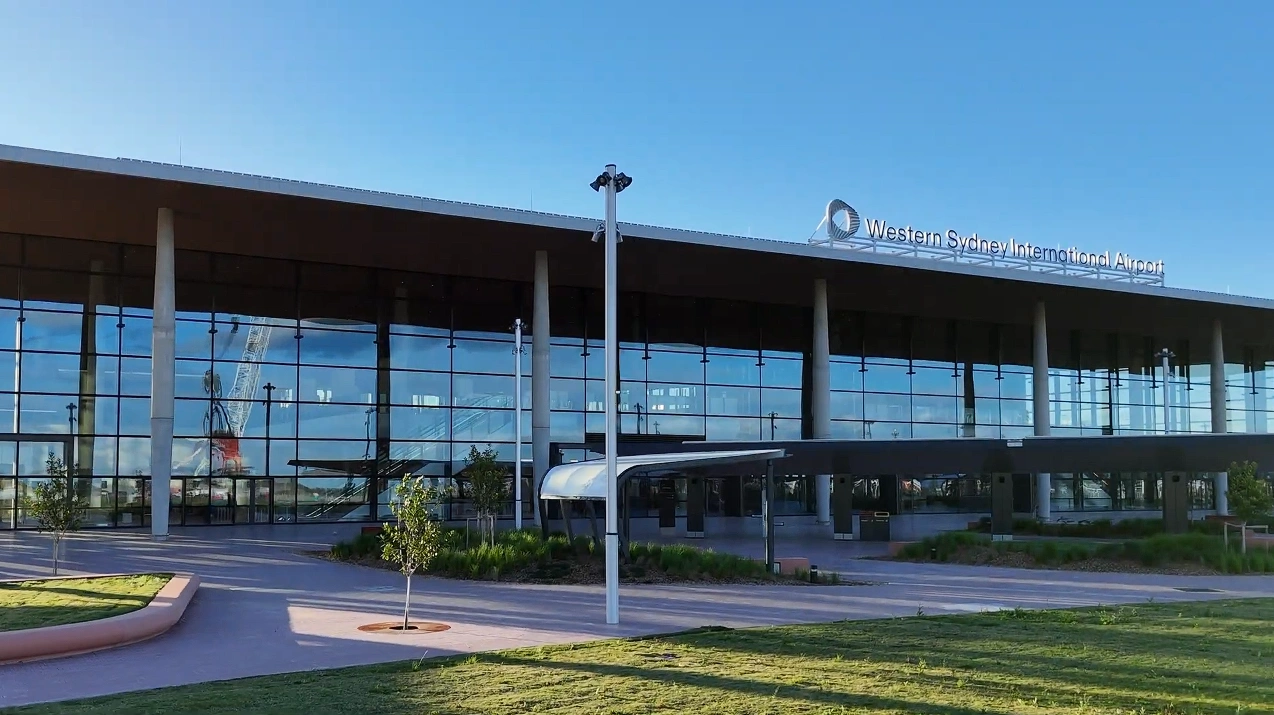 西悉尼國際機場。（圖取自YouTube/Western Sydney International Airport）