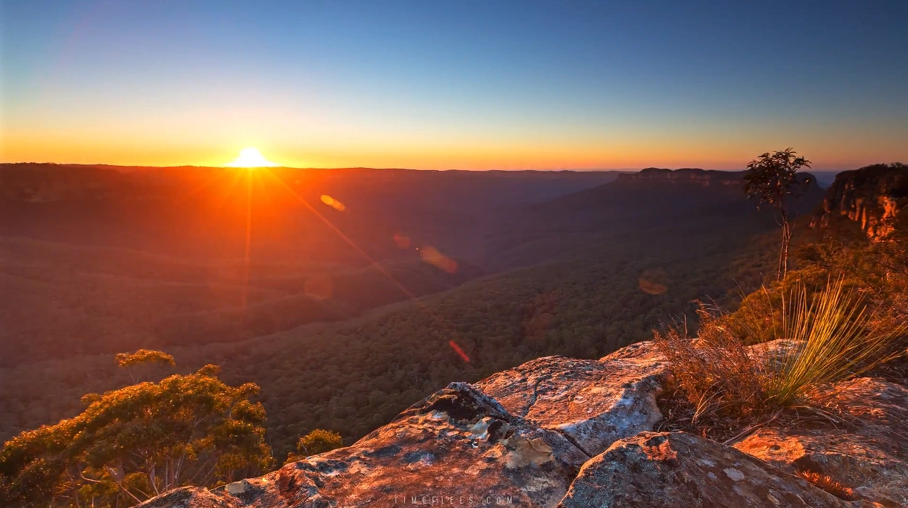 藍山國家公園（Blue Mountains National Park）。 (Source：YouTube/Filippo Rivetti)