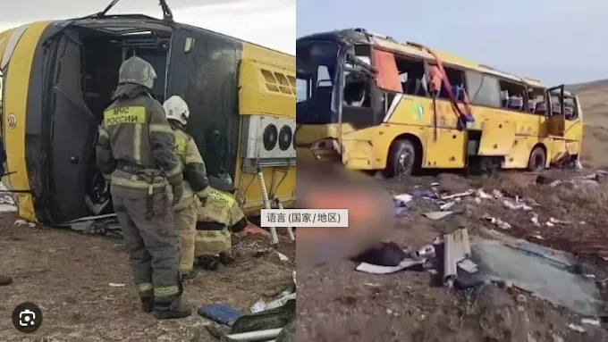 大巴,俄国,俄罗斯,贝加尔,中国公民,翻车,车祸