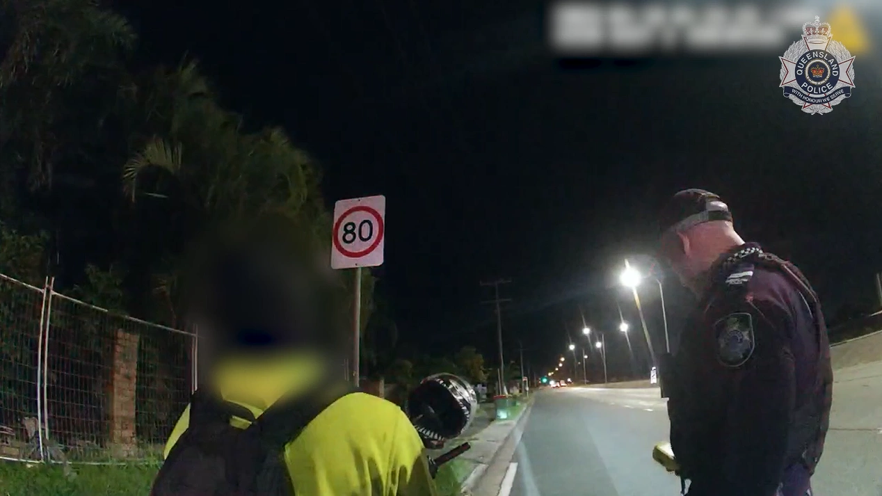 布里斯本警方呼籲駕駛減速。（截圖取自YouTube/QueenslandPolice）
