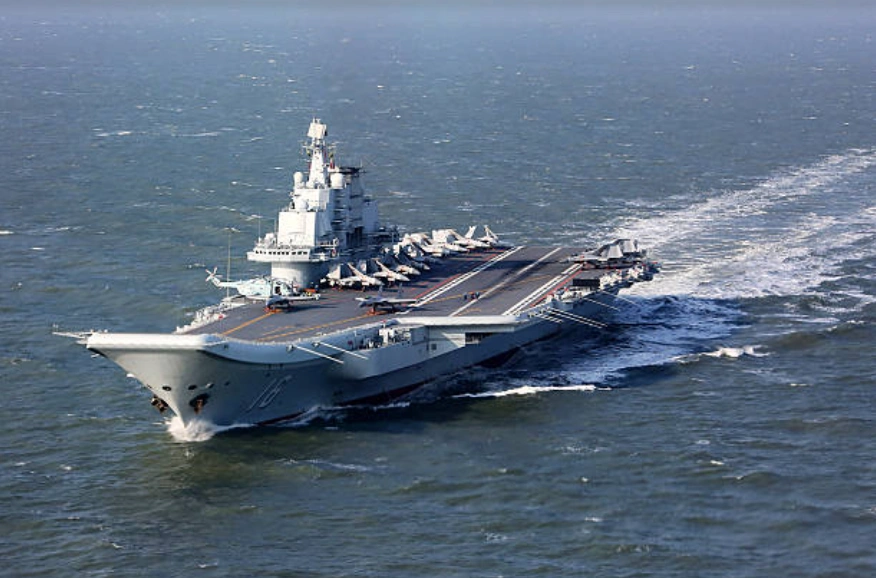 中國遼寧號航空母艦。(Photo credit should read STR/AFP via Getty Images)