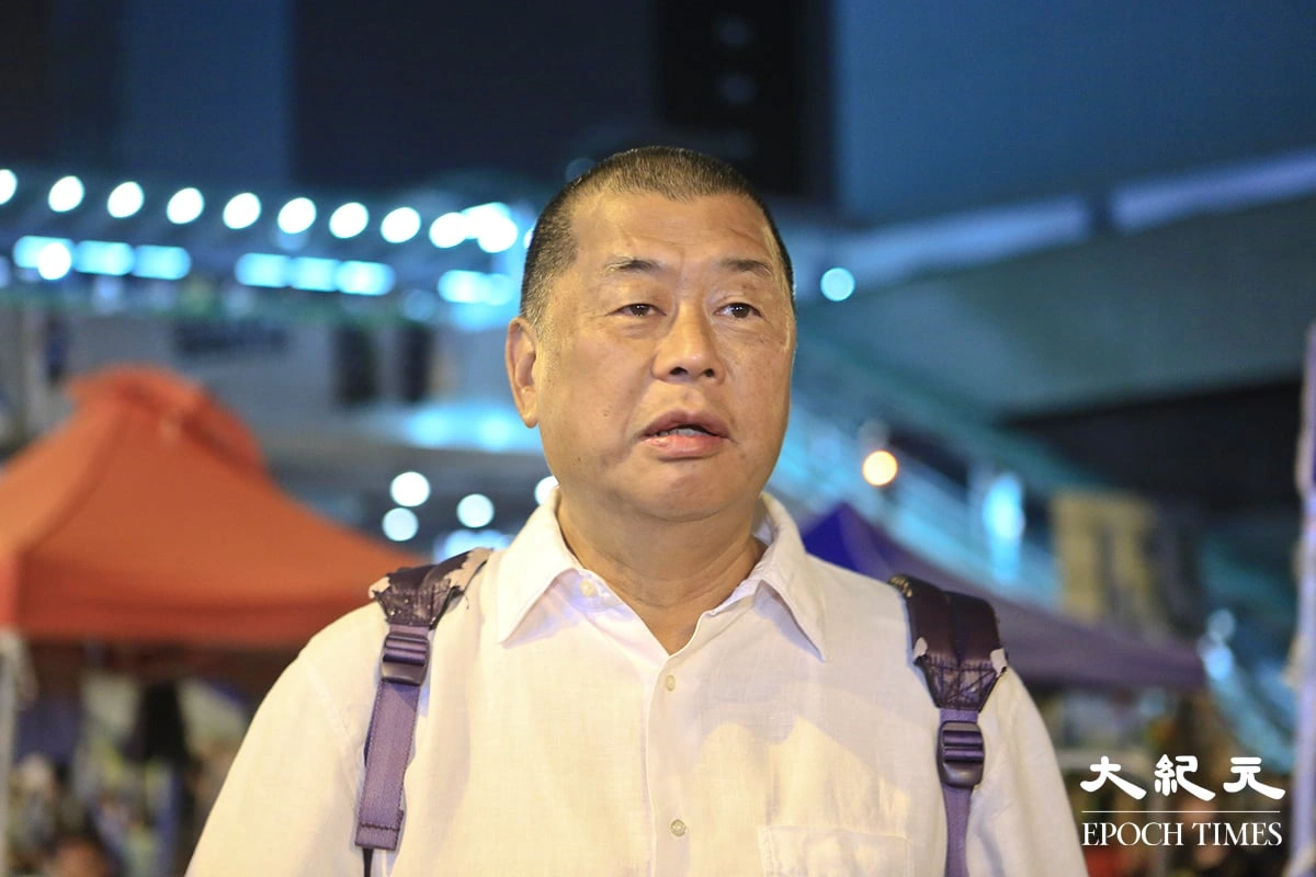 黎智英獲頒今屆德國之聲言論自由獎。資料圖片。（余鋼／大紀元）