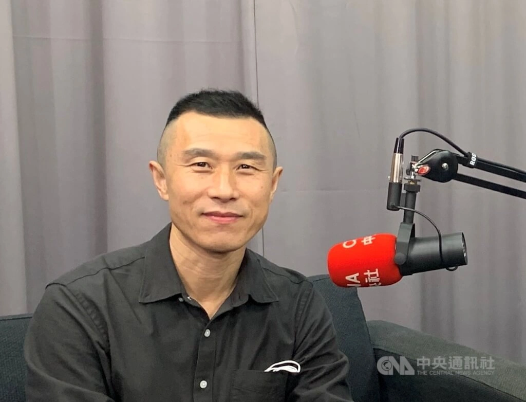 台灣八旗文化總編輯富察（李延賀）。（中央社）