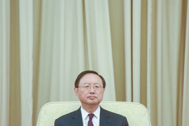 楊潔篪。資料圖片。（Etienne Oliveau/Getty Images）