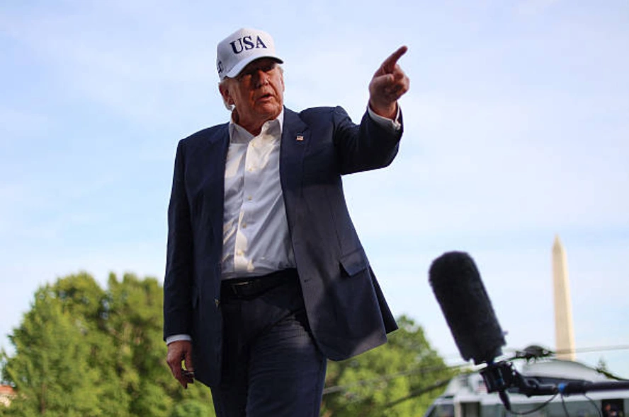 美国总统唐纳德·特朗普。(Photo by Kevin Dietsch/Getty Images)