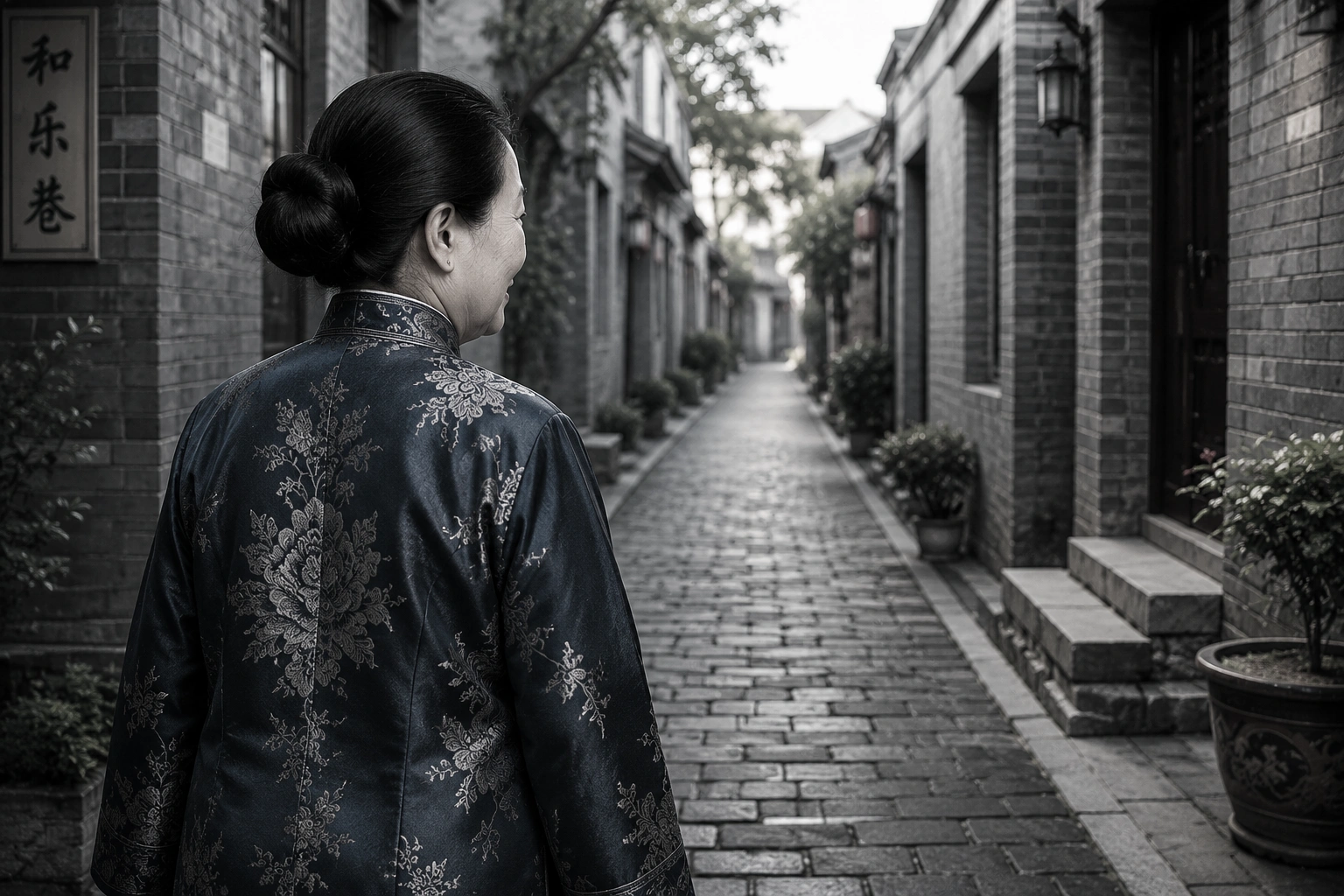 陶洛诵：怀念我的外婆李德高。（AI绘图）