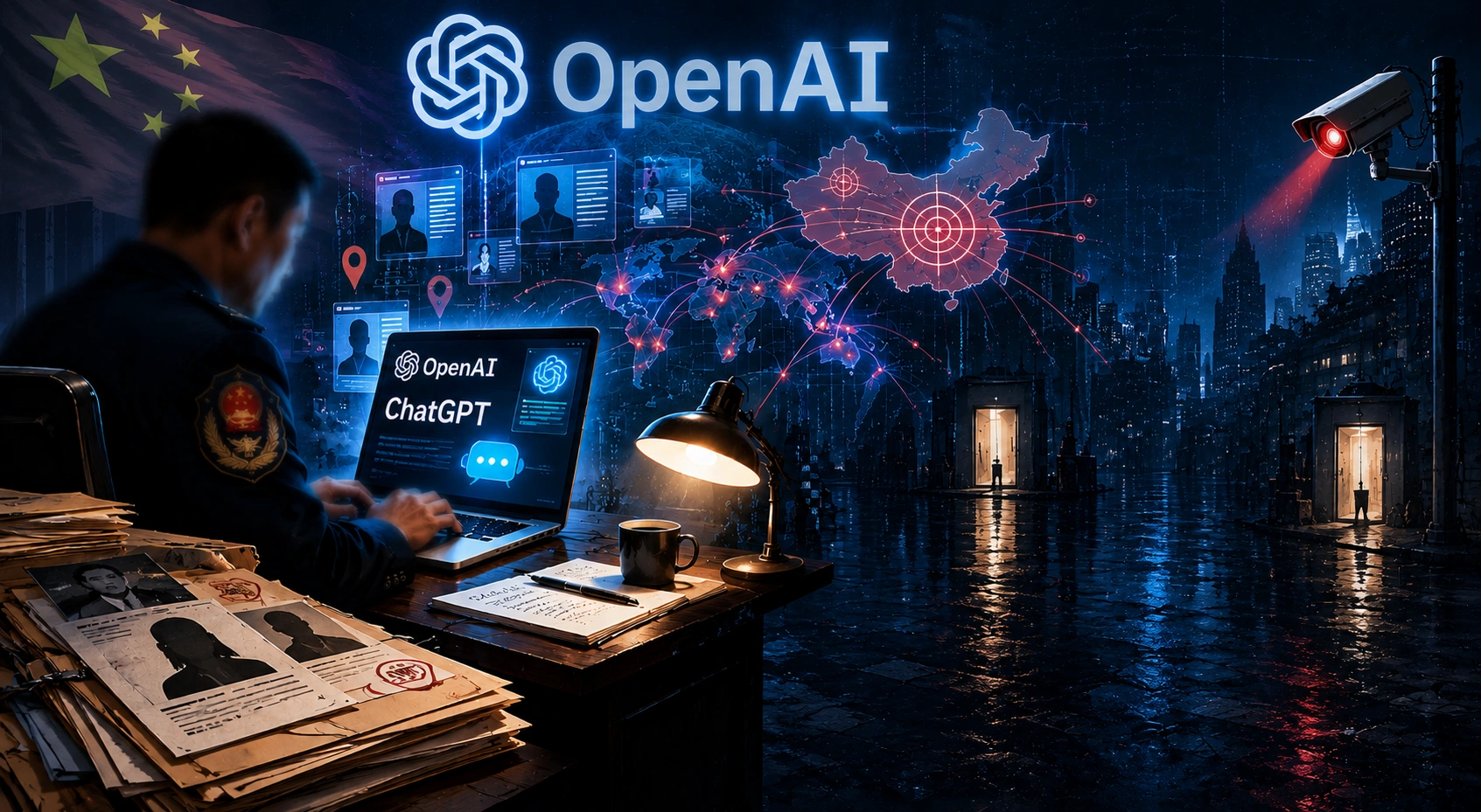 OpenAI揭露中共大規模跨國鎮壓行動。（示意圖：AI）