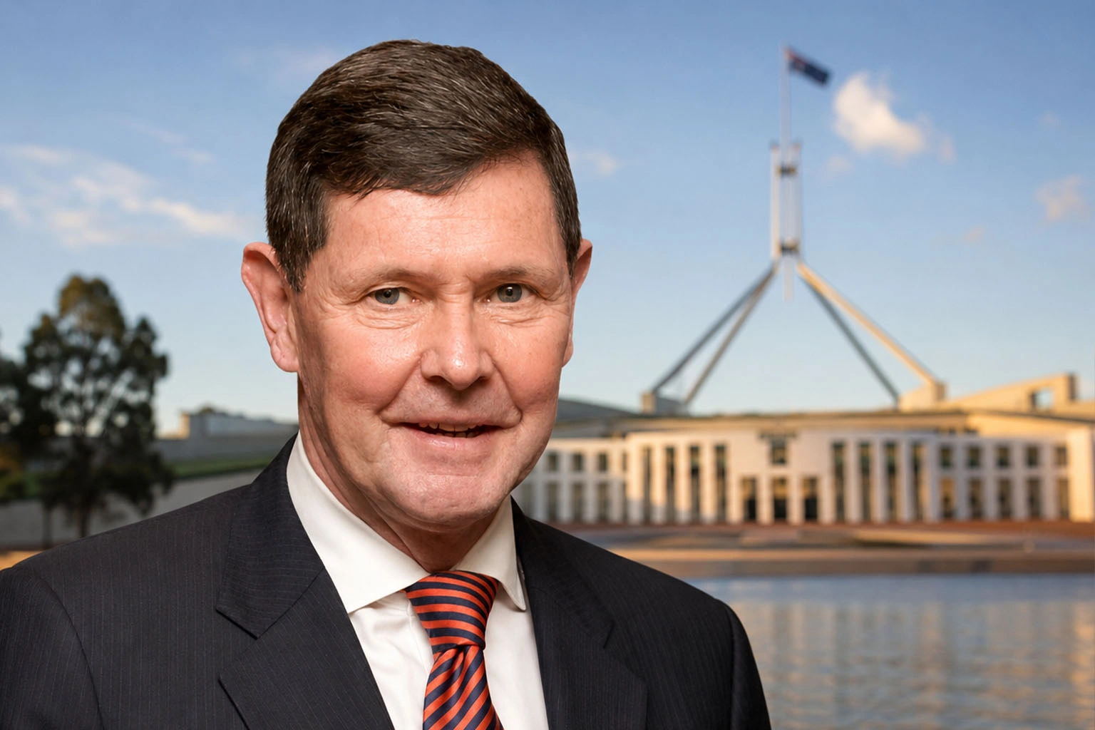 澳洲已故联邦部长凯文·安德鲁斯（Kevin Andrews）。（合成图）