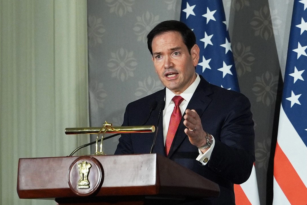 美国国务卿马可·卢比奥。 (Photo by Julia Demaree Nikhinson / POOL / AFP via Getty Images)