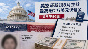 美国,签证,保证金,新规,2万,美元