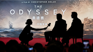 奧德賽,北京,首映,主持人,屈膝,採訪,諾蘭,陳璇