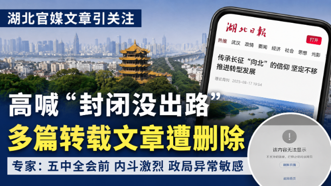 湖北日報,湖北,官媒,改革開放,習近平,五中全會,經濟政策