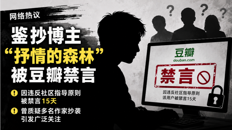 抒情的森林,王浩,豆瓣,禁言,鉴抄博主,抄袭,孙频,抄袭,学术不端