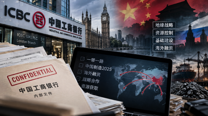 工行,机密,海外分行,北京,融资,地缘政治